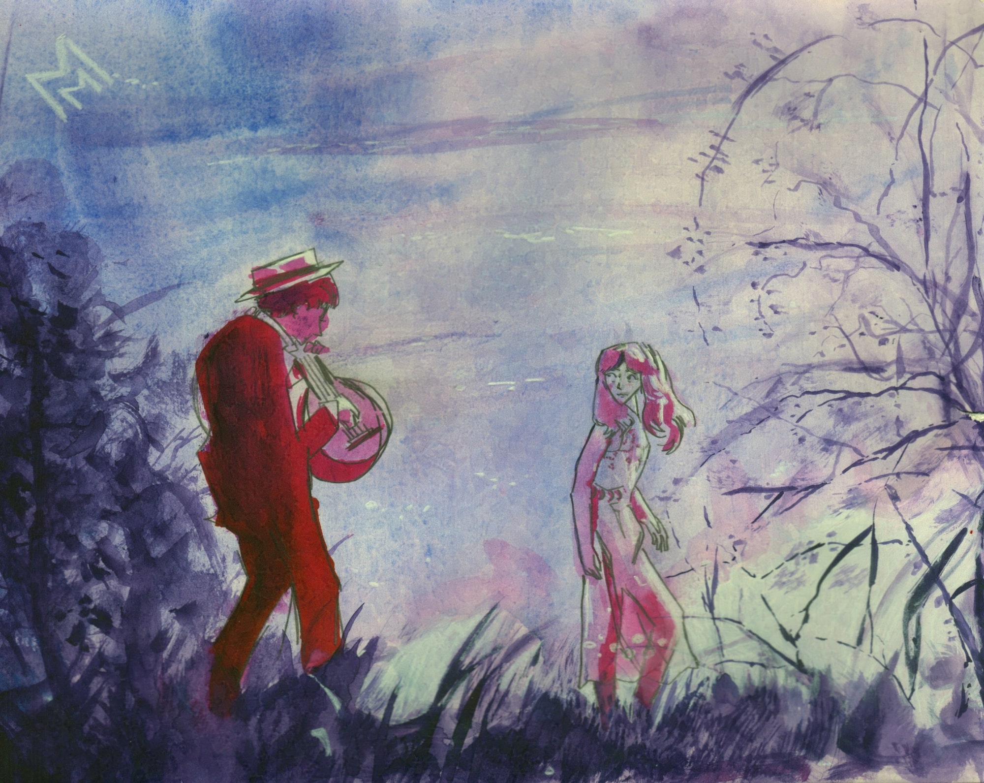 Colored Still from the Czechslovak New Wave film, 'Valerie and Her Week of Wonders'.